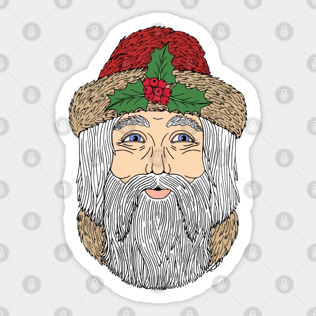 Santa Claus/Father Christmas Sticker by AzureLionProductions